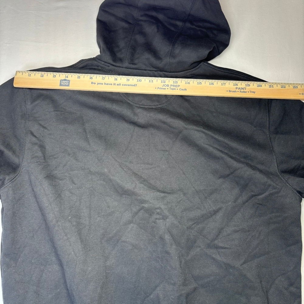 Carhartt Hoodie Rain Defender Mens Medium Black Paxton Heavy Loose Fit TS0615 - Picture 8 of 10
